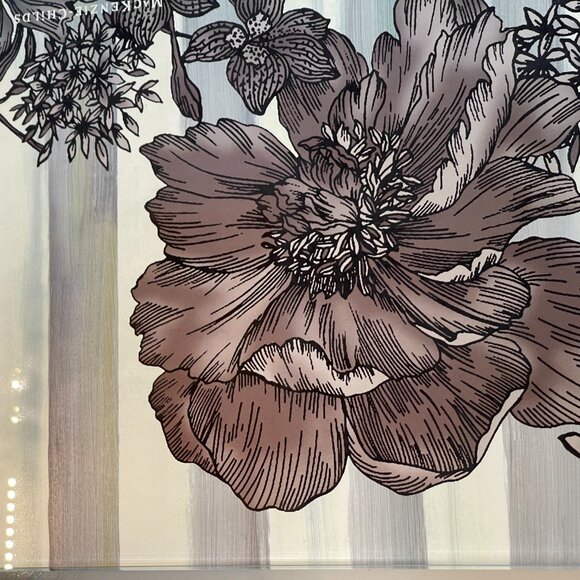 MacKenzie-Childs Sterling Garden Glass Worktop Saver / Serving Board - Picture 7 of 16